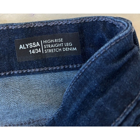 Buffalo David Bitton Women's ALYSSA High Rise Jeans 14/24 Str. Leg Stretch - Picture 8 of 10